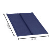 Potah sedáku pro zahradní houpačky 110x90 cm SPRINGOS GS1003, modrý