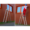 Multifunkční kloubový žebřík 4x3 příčky HIGHER ML-103 PRO