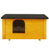 Zateplená bouda pro psa S SPRINGOS DH001 žlutá