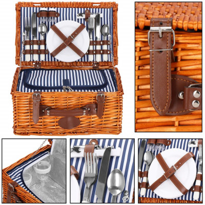 CS0135 PIKNIKOVÝ KOŠÍK 42 x 28 x 20 cm