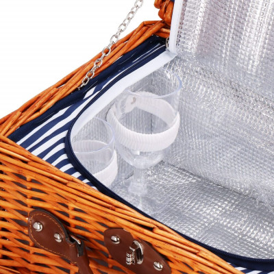 CS0134 PIKNIKOVÝ KOŠÍK 37 x 27 x 20 cm