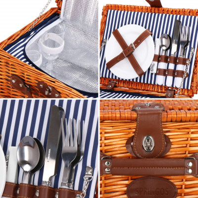 CS0134 PIKNIKOVÝ KOŠÍK 37 x 27 x 20 cm