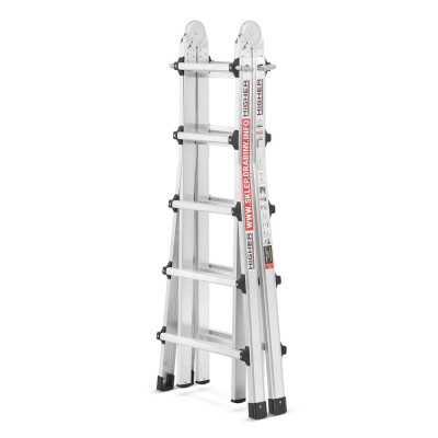 Teleskopický kloubový žebřík 4x5 příček, 525 cm HIGHER ML-305 PRO