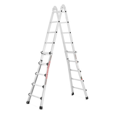 Teleskopický kloubový žebřík 4x5 příček, 525 cm HIGHER ML-305 PRO