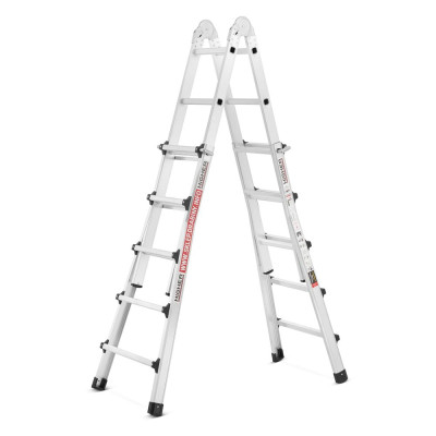 Teleskopický kloubový žebřík 4x5 příček, 525 cm HIGHER ML-305 PRO