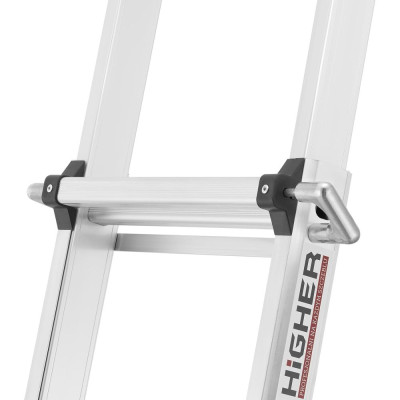 Teleskopický kloubový žebřík 4x5 příček, 525 cm HIGHER ML-305 PRO