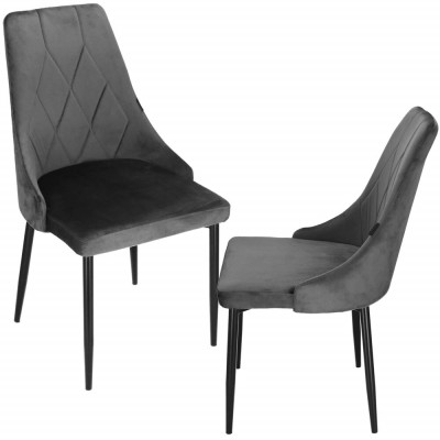Čalouněná židle ergonomická SPRINGOS HF0031 tmavě šedá