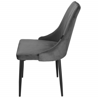 Čalouněná židle ergonomická SPRINGOS HF0031 tmavě šedá
