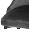 Čalouněná židle ergonomická SPRINGOS HF0031 tmavě šedá