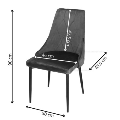 Čalouněná židle ergonomická SPRINGOS HF0031 tmavě šedá