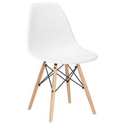 Designová židle SPRINGOS MILANO bílá