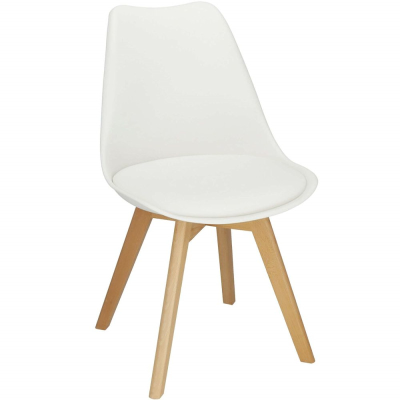 Designová židle SPRINGOS VERDE bílá Designová židle SPRINGOS VERDE bílá