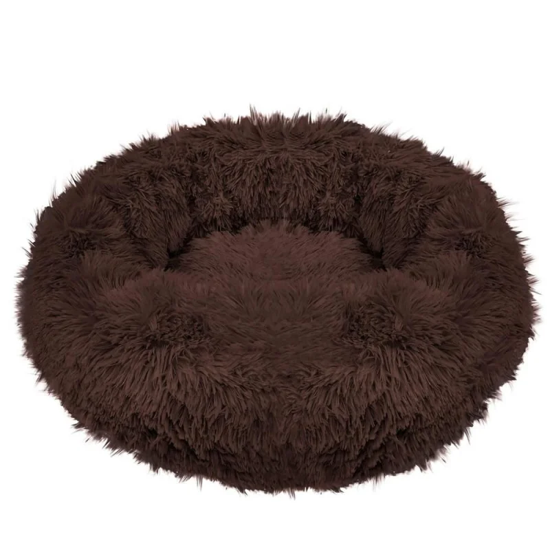 Pelíšek pro psa kočku 70 cm, tmavě hnědý SPRINGOS ROYAL Pelíšek pro psa kočku 70 cm, tmavě hnědý SPRINGOS ROYAL