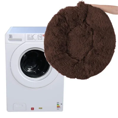 Pelíšek pro psa  kočku 70 cm, tmavě hnědý SPRINGOS ROYAL