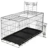 Klec pro psa 130x60x70 cm, kovová SPRINGOS PA1017