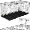 Klec pro psa 130x60x70 cm, kovová SPRINGOS PA1017