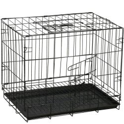 Klec pro zvířata 50x34x42 cm, kovová SPRINGOS PA1018