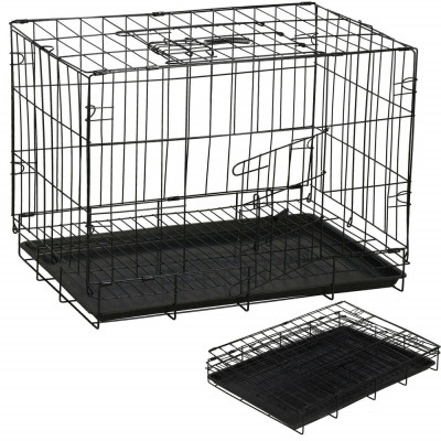 Klec pro zvířata 50x34x42 cm, kovová SPRINGOS PA1018