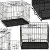 Klec pro zvířata 50x34x42 cm, kovová SPRINGOS PA1018