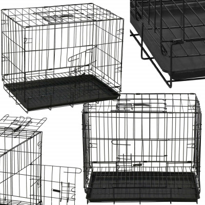 Klec pro zvířata 50x34x42 cm, kovová SPRINGOS PA1018