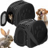 Přepravní taška SPRINGOS PA0247 (vel. M, do 10 kg) je ideální pro psy, kočky, štěňata, králíky nebo menší hlodavce. Přepravka má pevné boční stěny s motivem tlapky a poskytuje pohodlí díky měkké EVA pěně. Velký vstupní otvor a dvoucestný zip umožňují snadný přístup. Je vyrobena z odolného, vyztuženého materiálu se zpevněným dnem a vyjímatelnou podložkou. Výborné odvětrávání zajišťují četné průzory. Taška je snadno přenosná – lze ji nosit v ruce nebo přes rameno. Má nastavitelný popruh a lze ji složit naplocho pro úsporu místa.
