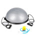 Bosu balanční podložka / míč s pružnými držadly a nožní pumpičkou. Průměr 57 cm. Nosnost 150 kg.