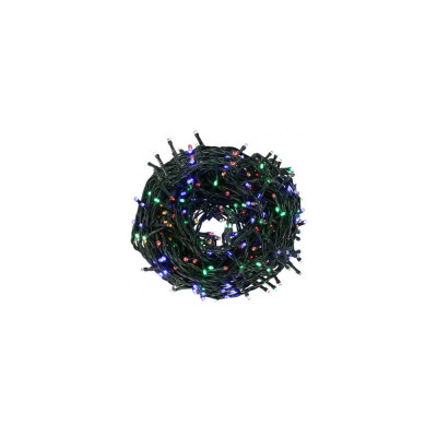 LED světelný řetěz - 31,5m, 500LED, IP44, multicolor