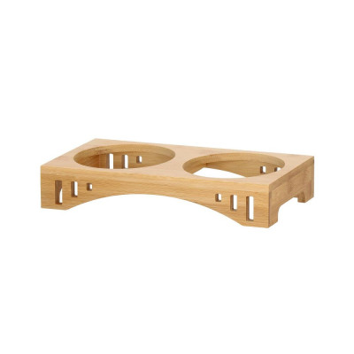 Sada nerezových misek se stojanem 2x14 cm pro psa  kočku SPRINGOS MINDY