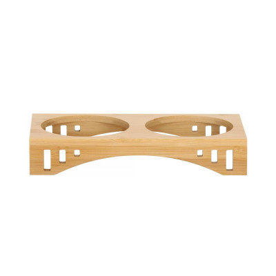 Sada nerezových misek se stojanem 2x14 cm pro psa  kočku SPRINGOS MINDY