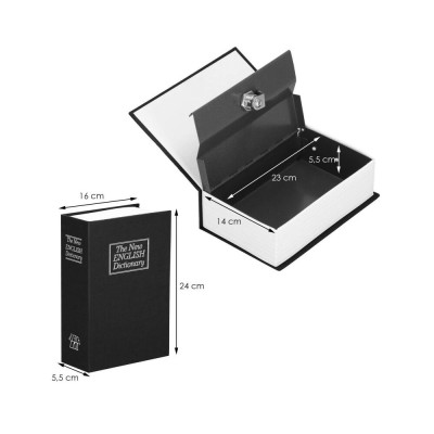 Trezor kniha SPRINGOS SAFEBOOK M černý