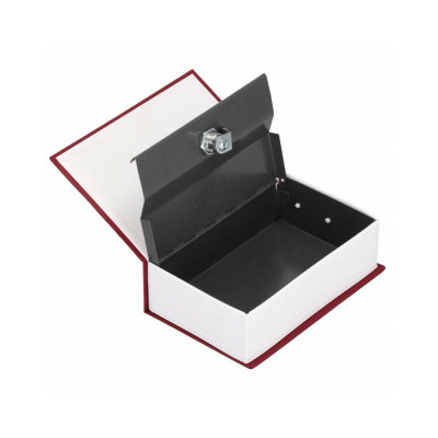 Trezor kniha SPRINGOS SAFEBOOK L červený