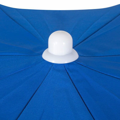 Zahradní slunečník 210 cm, modrý SPRINGOS CLASSIC BU0003