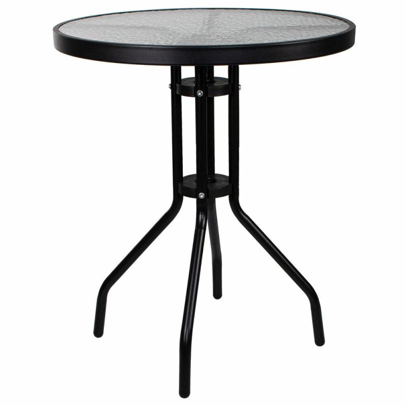 Zahradní stolek 60 cm SPRINGOS BISTRO černý Zahradní stolek 60 cm SPRINGOS BISTRO černý