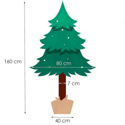 Vánoční stromek Borovice na kmínku 160 cm