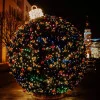 LED světelný řetěz - 12,5m, 200LED, 8 funkcí, paměť, IP44, multicolor