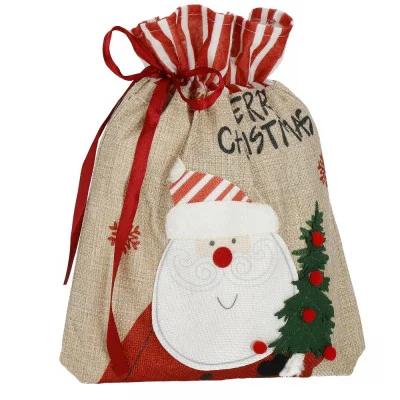 Vánoční taška 27,5x22 cm Santa, vánoční dekorace