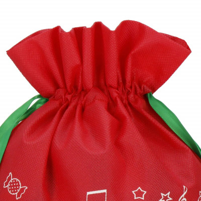 Dárková taška 36x25 cm Best wishes for you červená, vánoční dekorace