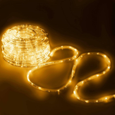 LED světelná hadice - 20m, 480LED, 8 funkcí, paměť, IP44, teplá bílá