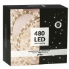 LED světelná hadice - 20m, 480LED, 8 funkcí, paměť, IP44, teplá bílá