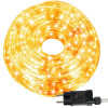LED světelná hadice - 20m, 480LED, 8 funkcí, paměť, IP44, teplá bílá