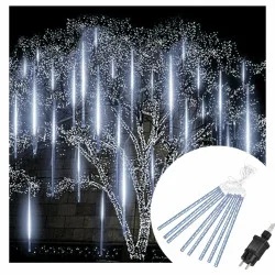 LED rampouchy 8ks - 7,2m, 288LED, IP44, studená bílá