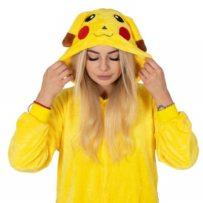 Pyžamo Pikachu vel. L SPRINGOS KIGURUMI žluté
