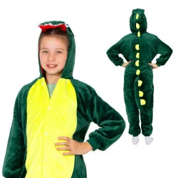 Pyžamo Krokodýl vel. 110-120 cm SPRINGOS KIGURUMI zeleno-žluté