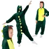 Pyžamo Krokodýl vel. 130-140 cm SPRINGOS KIGURUMI zeleno-žluté