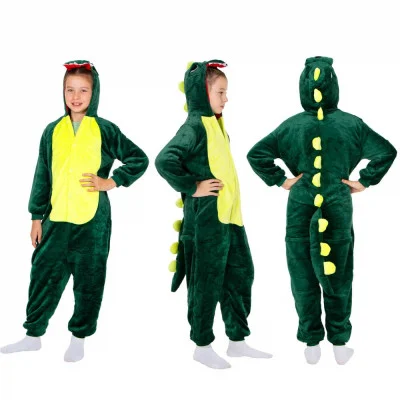 Pyžamo Krokodýl vel. 130-140 cm SPRINGOS KIGURUMI zeleno-žluté