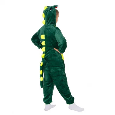 Pyžamo Krokodýl vel. 130-140 cm SPRINGOS KIGURUMI zeleno-žluté