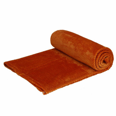 Deka se vzorem 200x220 cm SPRINGOS VESPA oranžová