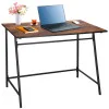 Psací stůl 100x50x75 cm SPRINGOS DESIGNLINE hnědý