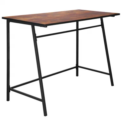 Psací stůl 100x50x75 cm SPRINGOS DESIGNLINE hnědý