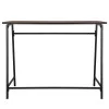 Psací stůl 100x50x75 cm SPRINGOS DESIGNLINE hnědý